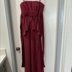 BCBGMaxAzria Ruella Gown in Merlot